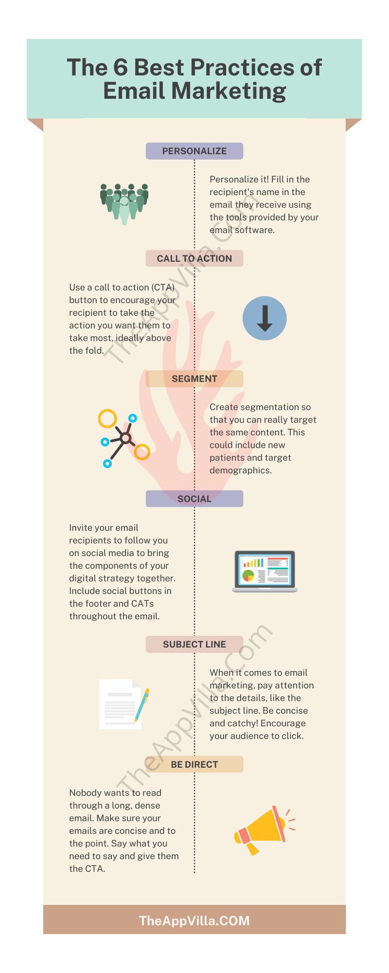 Email Marketing Tips Increase Website Traffic Infographic